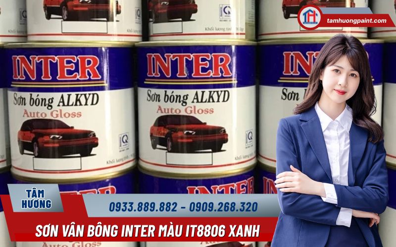Vì sao nên chọn Sơn Vân Bông Inter IT8806 Xanh tại Tâm Hương Paint?