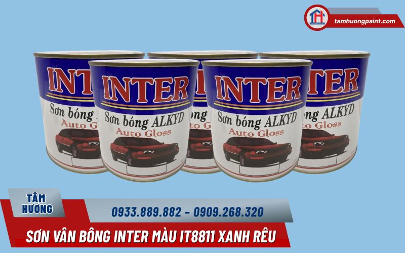 giới thiệu Sơn Vân Bông Inter IT8811 Xanh Rêu