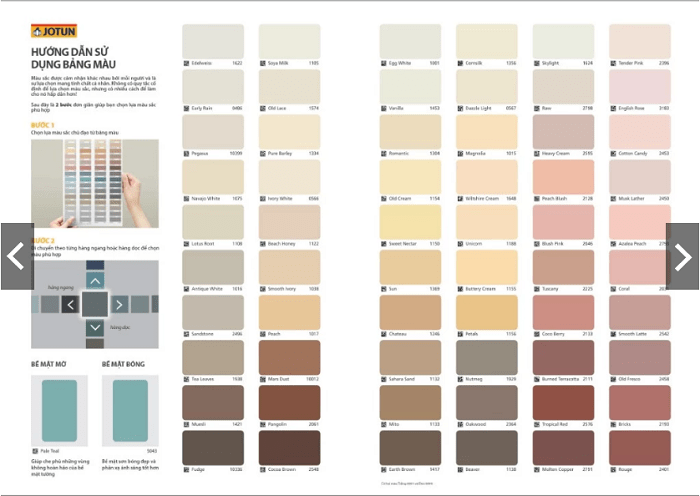 Bảng màu Jotun Tough Shield Max