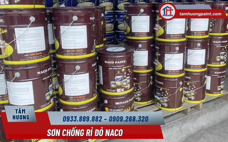 Sơn chống rỉ NACO màu đỏ – Thông số kỹ thuật cần nắm rõ