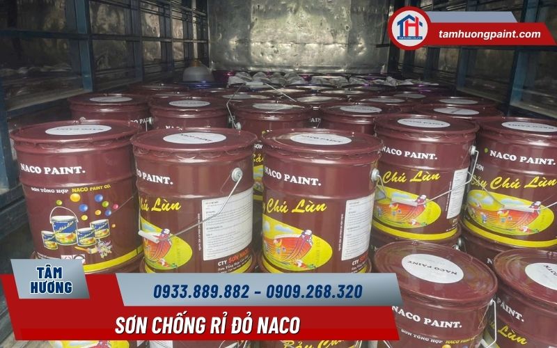 Sơn chống rỉ màu đỏ NACO – Sắc đỏ của bảo vệ và kinh nghiệm