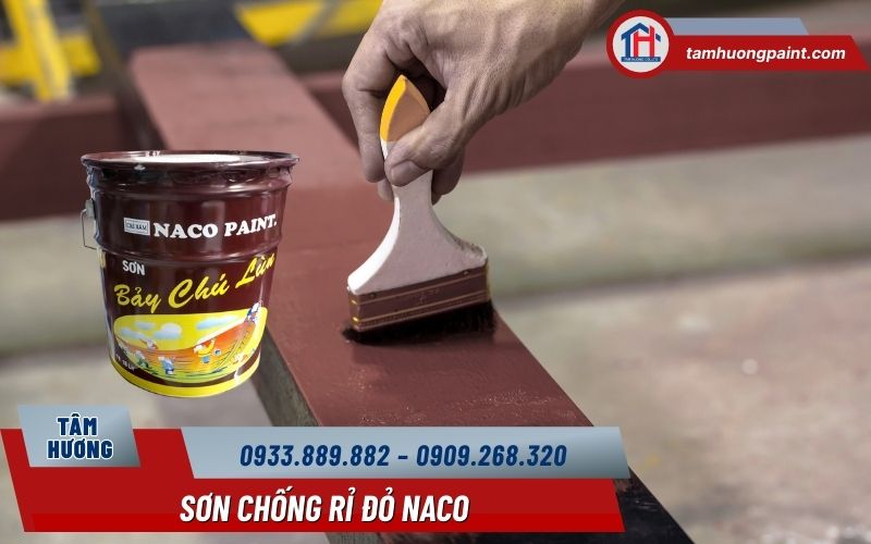 Quy trình thi công sơn chống rỉ đỏ NACO đạt hiệu quả cao