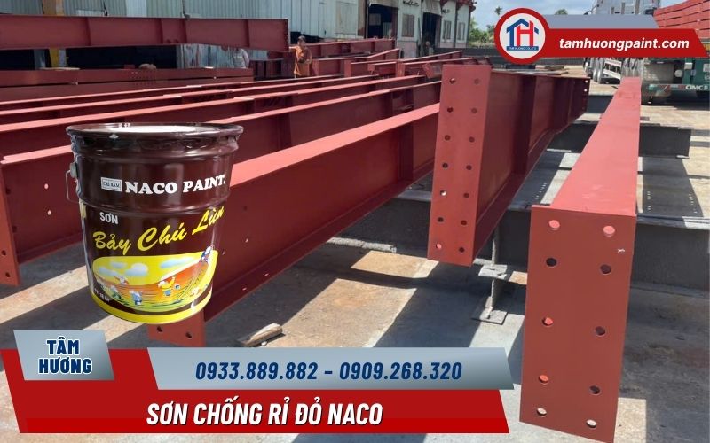 Sơn chống rỉ màu nâu đỏ NACO – Cân bằng giữa thẩm mỹ và kỹ thuật