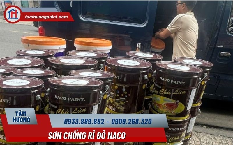 Mua sơn chống rỉ đỏ NACO ở đâu uy tín?