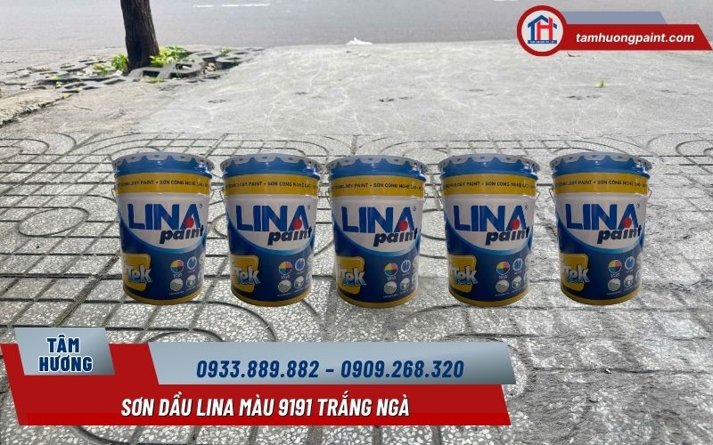 Sơn Dầu Lina Màu 9191 Trắng Ngà là gì?