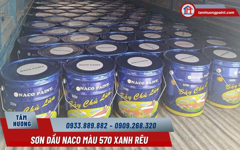 Sơn Dầu Naco Màu 570 được dùng nhiều nhất cho những hạng mục nào?