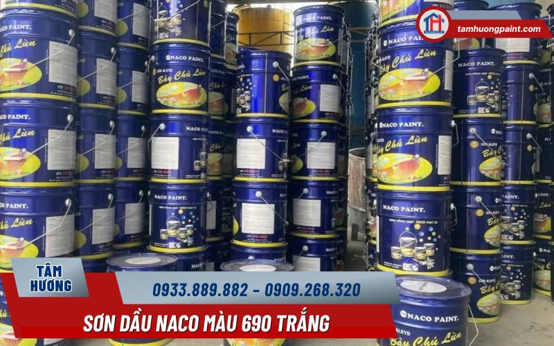 Sơn Dầu Naco Màu 690 Trắng là gì?