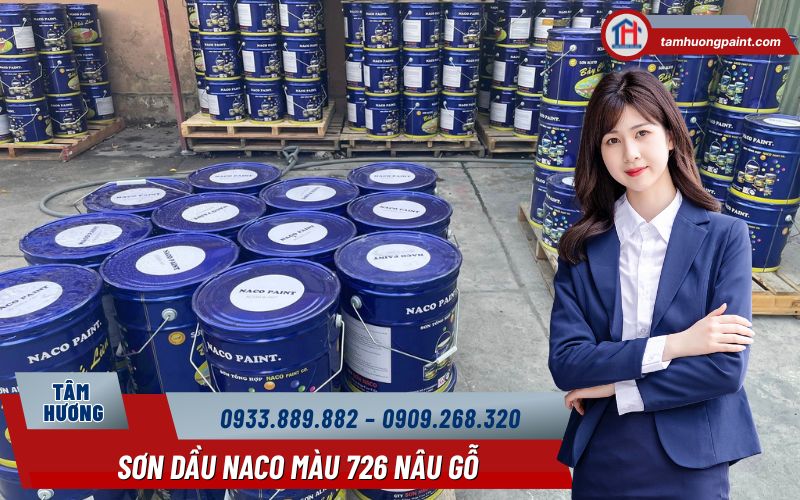 Mua sơn dầu naco 726 ở đâu để yên tâm về màu và chất lượng?