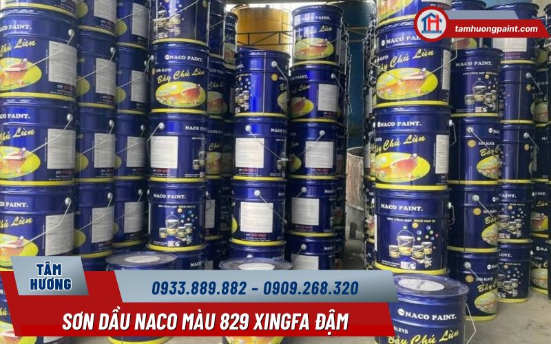 Sơn dầu naco 829 và các ứng dụng thực tế phổ biến
