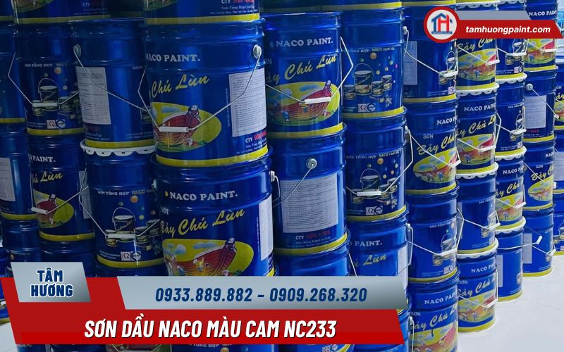 Sơn dầu Naco màu cam NC233 là gì?