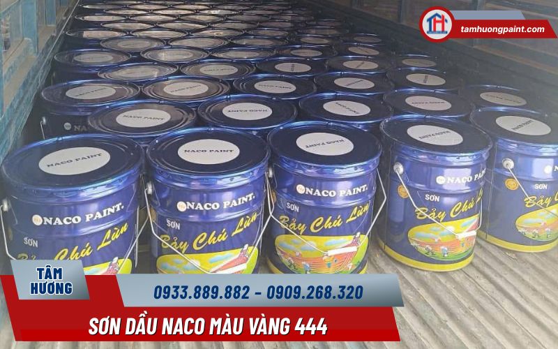 Giá Sơn dầu Naco màu vàng 444 bao nhiêu?