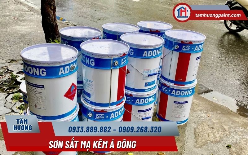 Sơn sơn sắt mạ kẽm tốt Á Đông 