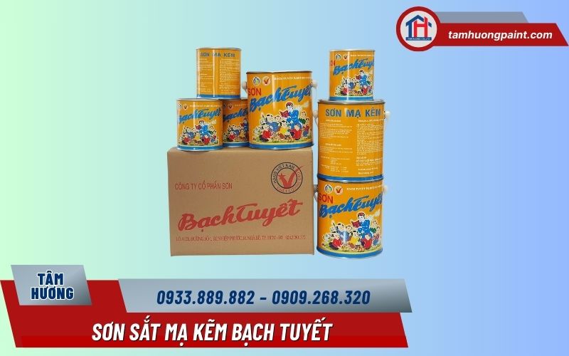 Sơn sắt mạ kẽm tốt Bạch Tuyết –