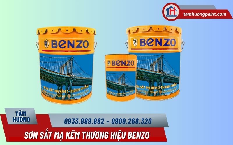 Sơn sắt mạ kẽm tốt Benzo