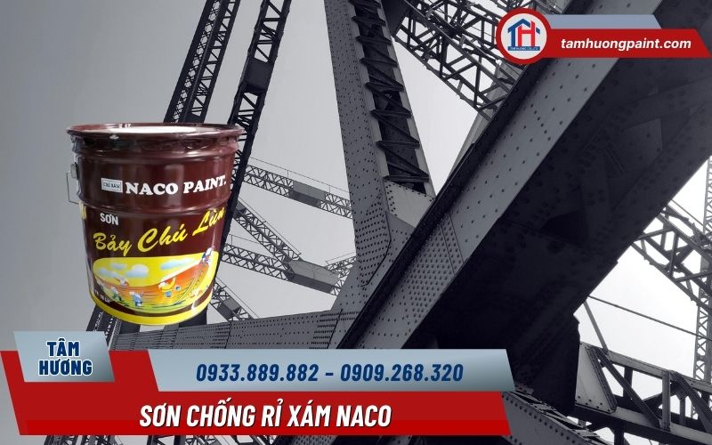 Sơn chống rỉ NACO màu xám – Giá trị đến từ sự ổn định và tin cậy