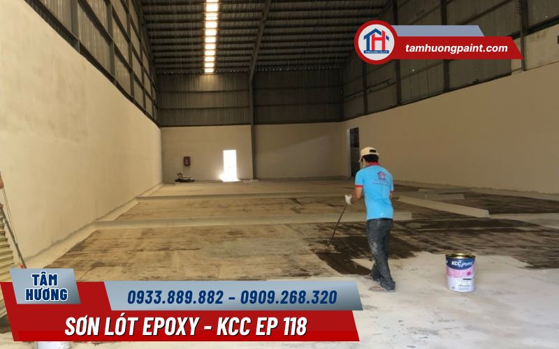 Thi công Sơn Lót Epoxy KCC EP118