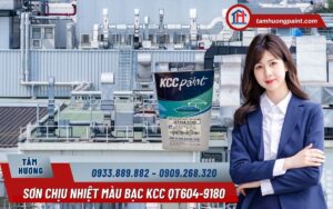 Sơn Chịu Nhiệt Màu Bạc 400 Độ KCC QT604-9180 | Giá Rẻ
