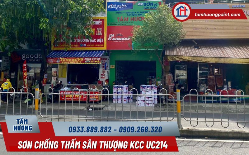 Nơi cung cấp Sơn Chống Thấm Sân Thượng KCC UC214 chính hãng