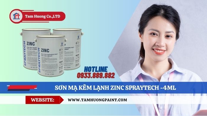 bÁO GIÁ sơn Zinc Spraytech 4 lít