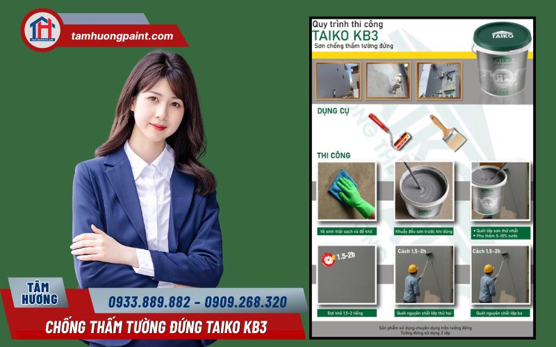 Quy trình thi công Taiko TK‑KB3