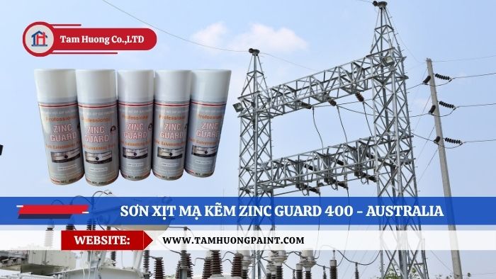 Ứng Dụng Sơn Xịt Zinc Guard 400