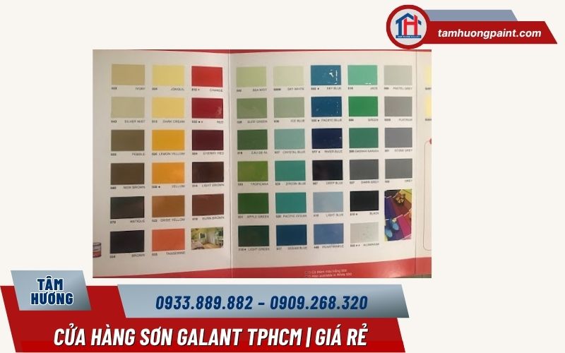 Bảng màu sơn Galant