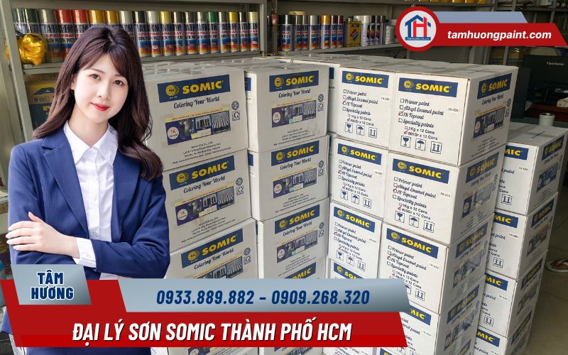 Tâm Hương Paint – Đại lý sơn Somic giá tốt tại TPHCM