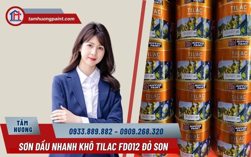 Mua sơn dầu Tilac FD012 đỏ son chính hãng ở đâu?