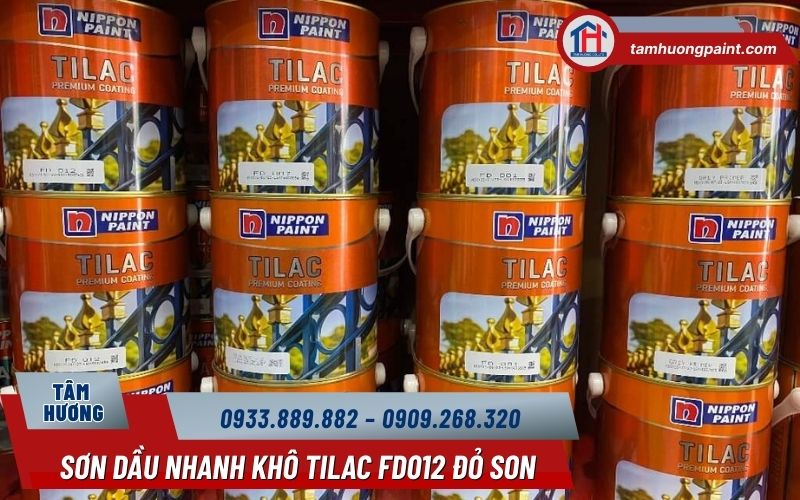 Định mức và độ phủ của sơn dầu Tilac FD012 nhanh khô