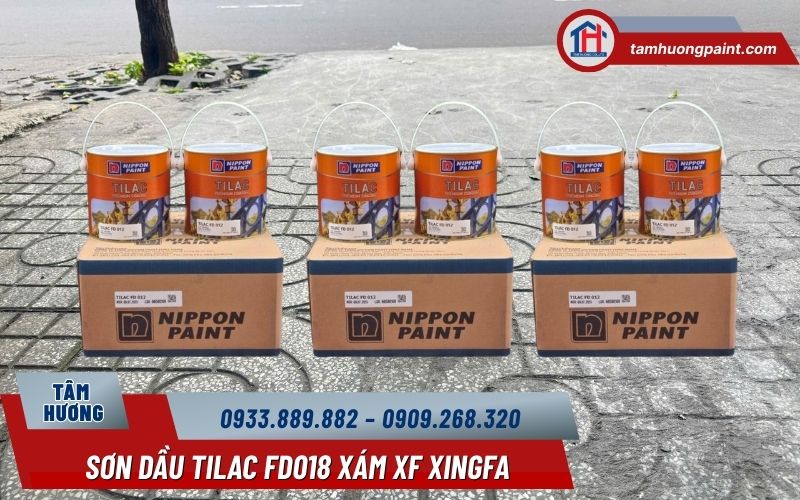 Tổng quan về sơn dầu Tilac FD018 Xám XF Xingfa