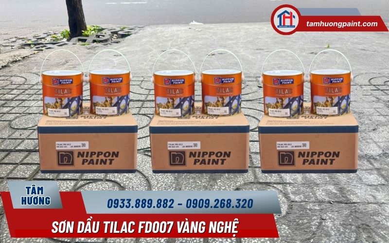 Sơn Dầu Tilac FD007 – Gam vàng nghệ được chọn lọc cho độ bền và thẩm mỹ