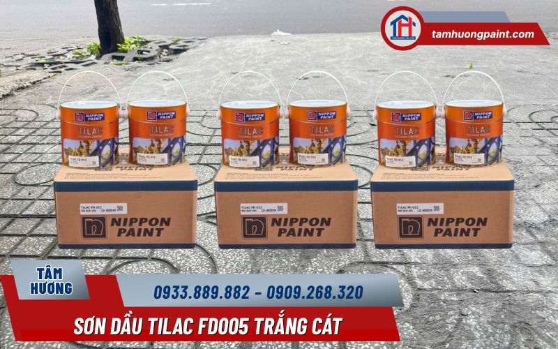 Sơn dầu Tilac FD005 Trắng Cát là gì?