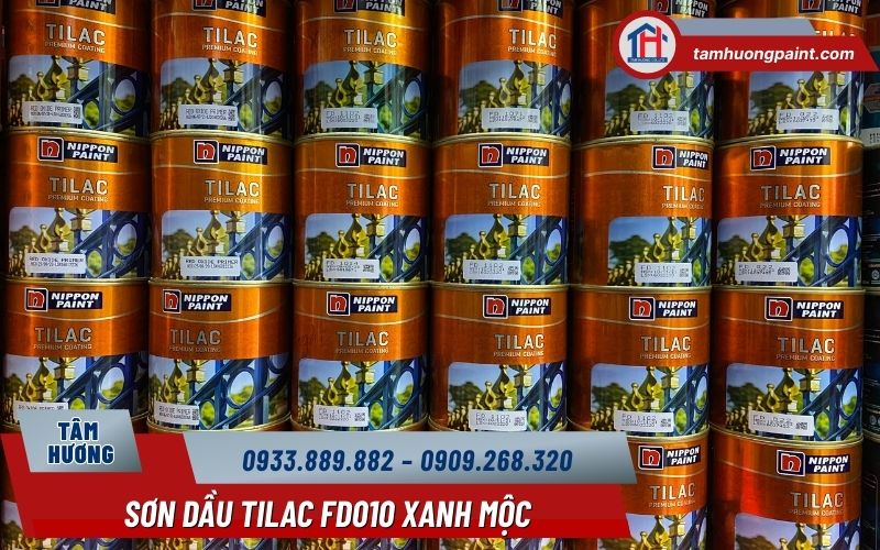Sơn dầu nhanh khô Tilac FD010 – Lợi thế rõ rệt trong tiến độ công trình