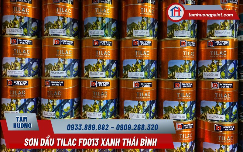 Đặc tính kỹ thuật cốt lõi của sơn dầu Tilac FD013 Xanh Thái Bình