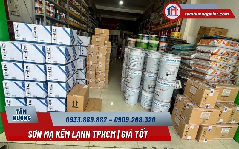 Đơn Vị Cung Cấp Sơn Mạ Kẽm Lạnh TPHCM | Giá Tốt Chính Hãng