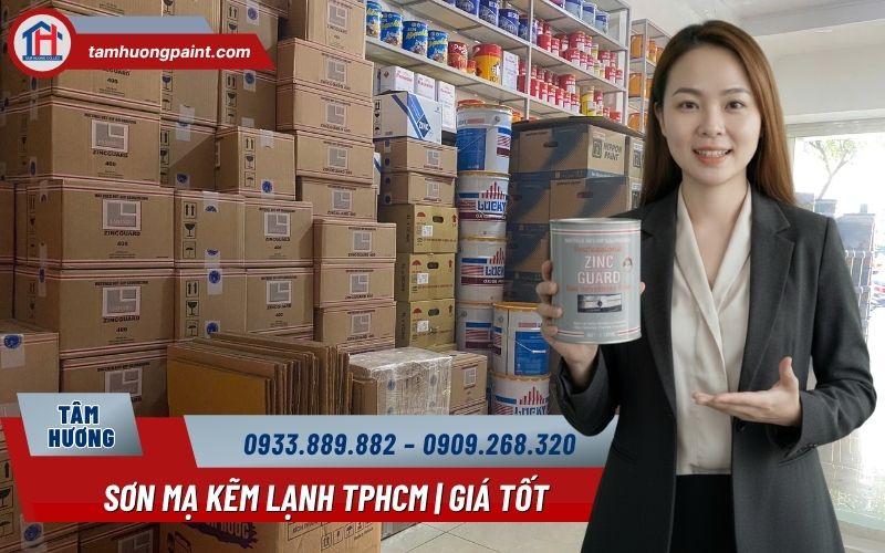 Tâm Hương Paint - Địa chỉ cung cấp sơn mạ kẽm lạnh TPHCM