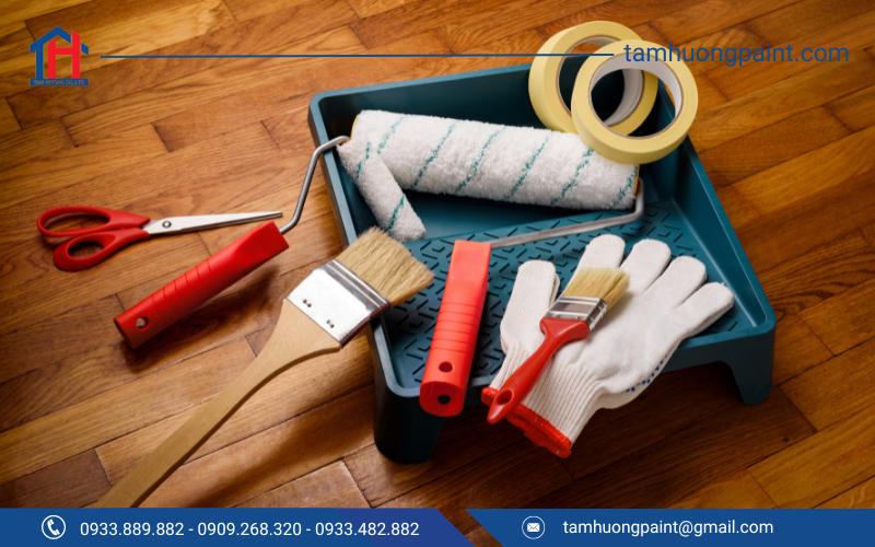 Các bước thi công sơn Cadin chi tiết