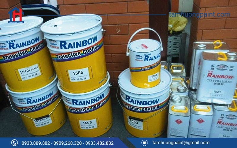 Các dòng sơn chịu nhiệt Rainbow thông dụng hiện nay
