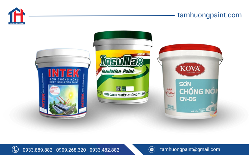Các loại sơn chống nóng thông dụng hiện nay