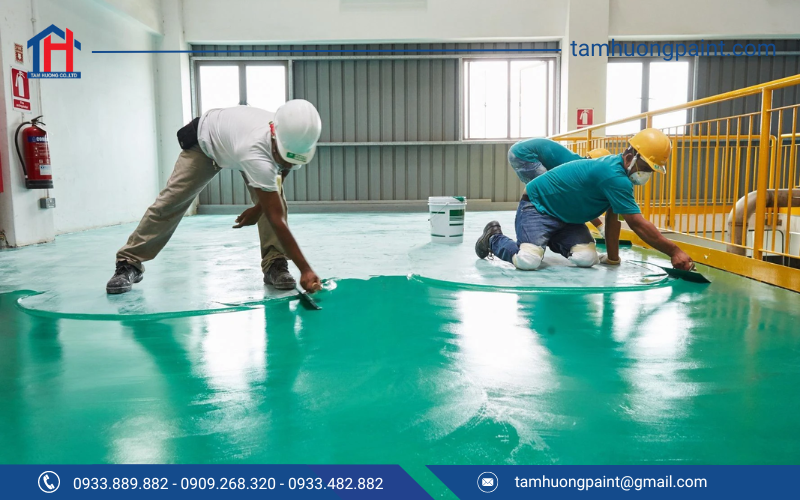 Các ứng dụng của sơn sàn Epoxy