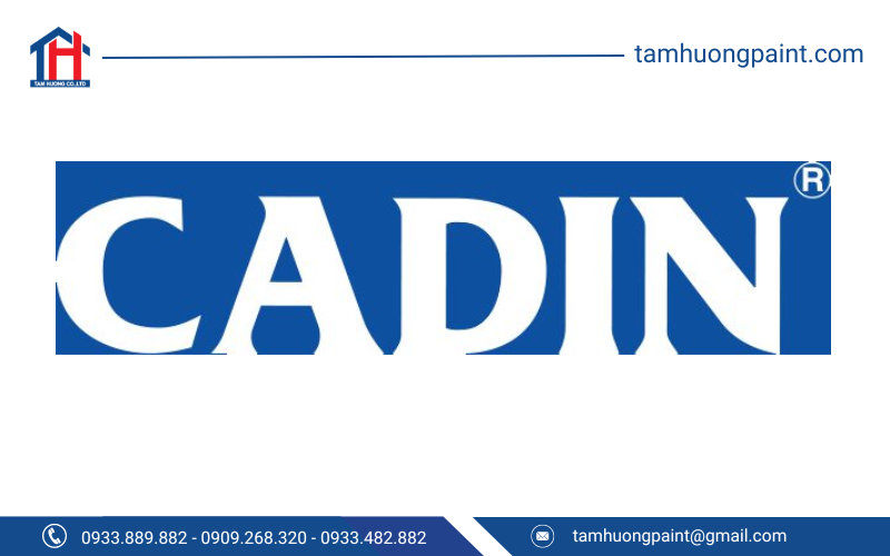 Cadin là thương hiệu sơn uy tín, hàng đầu Việt Nam