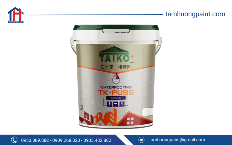 Đặc điểm vượt trội của Sơn Chống Thấm Sàn Taiko TK-PU95