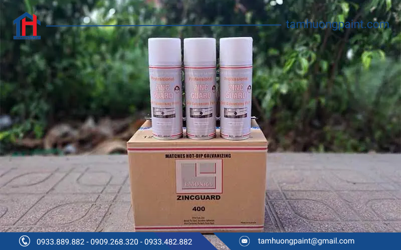 Đại lý phân phối Sơn Xịt Mạ Kẽm Lạnh ZG300 giá rẻ