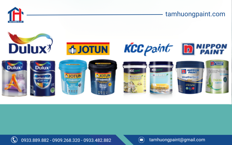 Đại lý sơn Tâm Hương cung cấp da dạng bột trét nội & ngoại thất