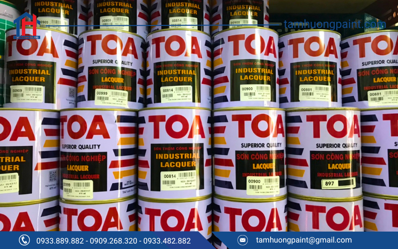 Đại lý Tâm Hương Paint phân phối Sơn Thơm Công Nghiệp Toa chính hãng