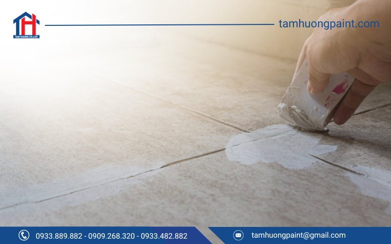 Hướng dẫn các bước thi công keo chà ron Epoxy 2 thành phần