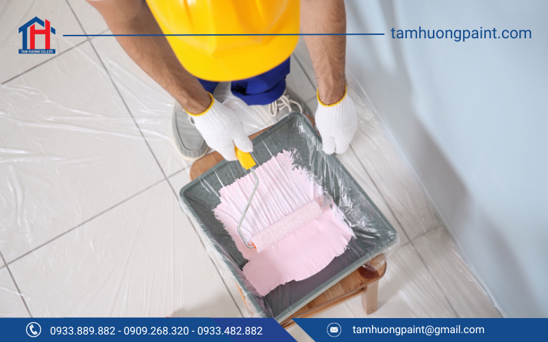 Hướng dẫn chi tiết thi công sơn KCC tiêu chuẩn