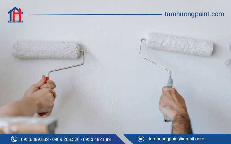 Hướng dẫn các bước cơ bản thi công sơn Rainbow