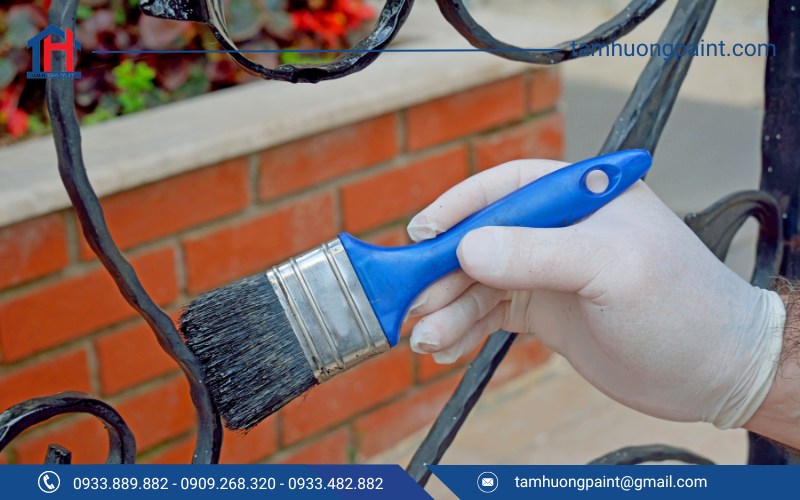 Hướng dẫn chi tiết các bước thi công sơn dầu KCC LT313