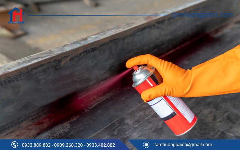Hướng dẫn thi công sơn xịt sắt mạ kẽm
